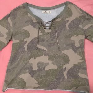 Hollister Lace Up Top